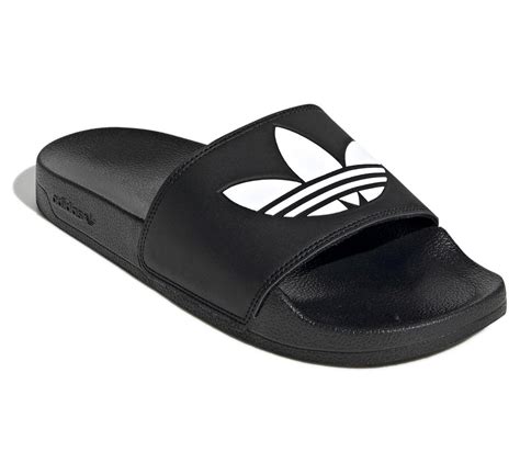 zwarte adidas slippers heren|adidas bad slippers.